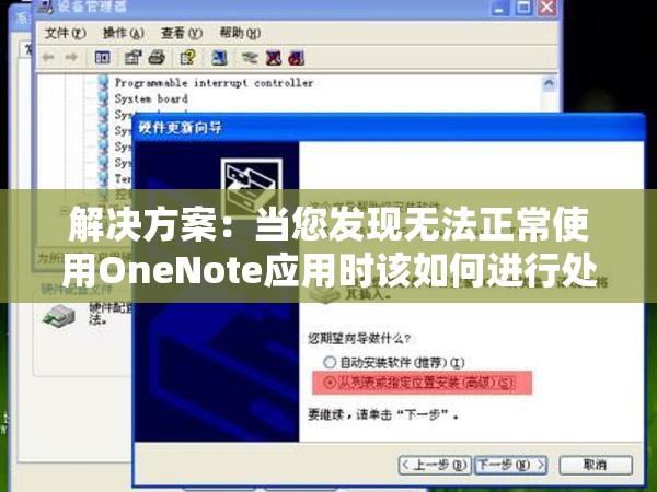 解决方案：当您发现无法正常使用OneNote应用时该如何进行处理