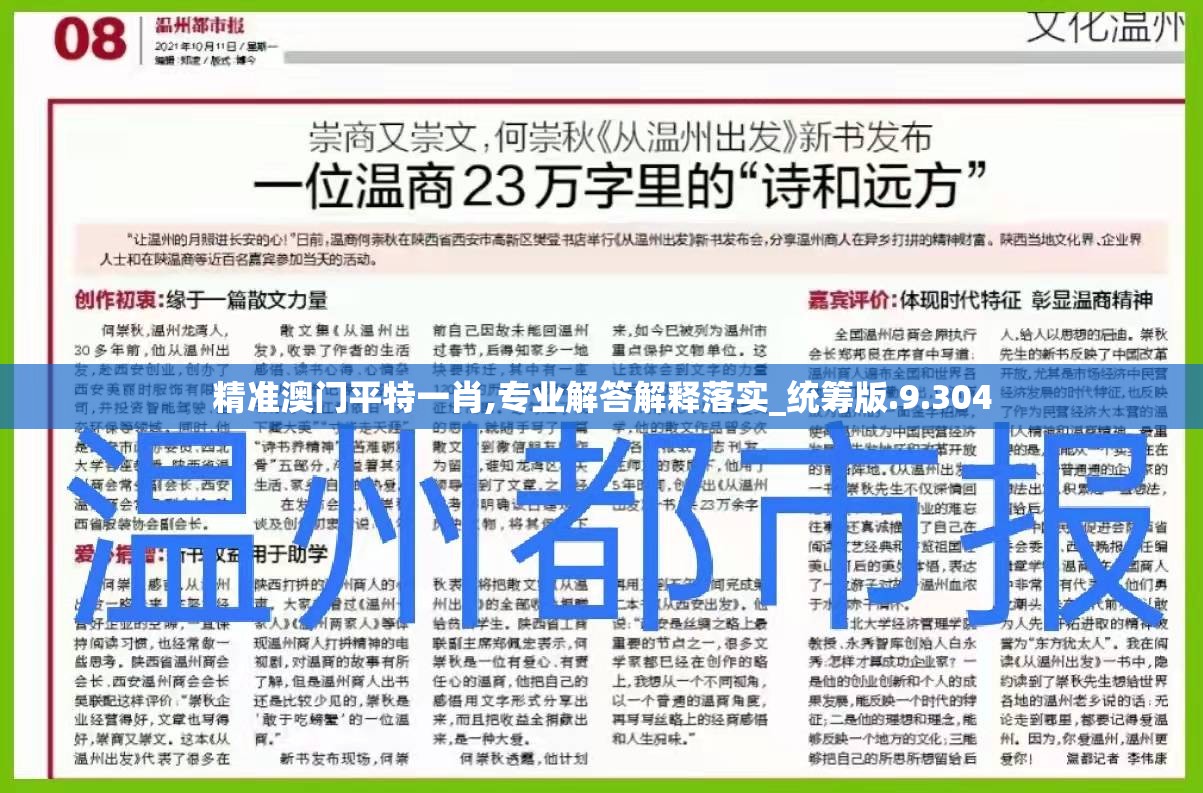 精准澳门平特一肖,专业解答解释落实_统筹版.9.304