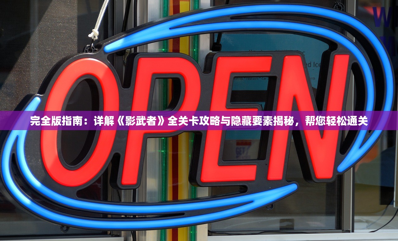 完全版指南：详解《影武者》全关卡攻略与隐藏要素揭秘，帮您轻松通关